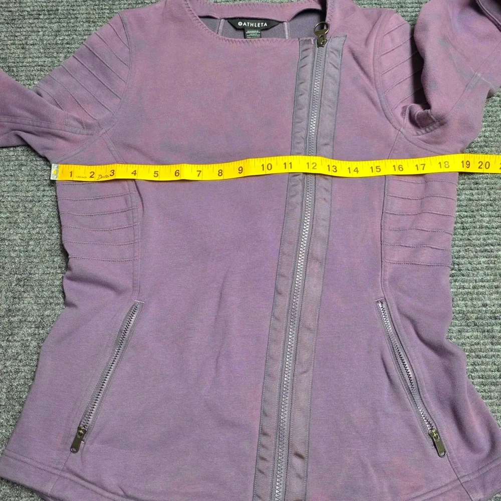 Athleta asymmetrical zip
